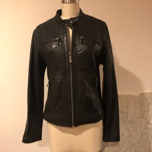 Michael Kors Black Leather Jacket